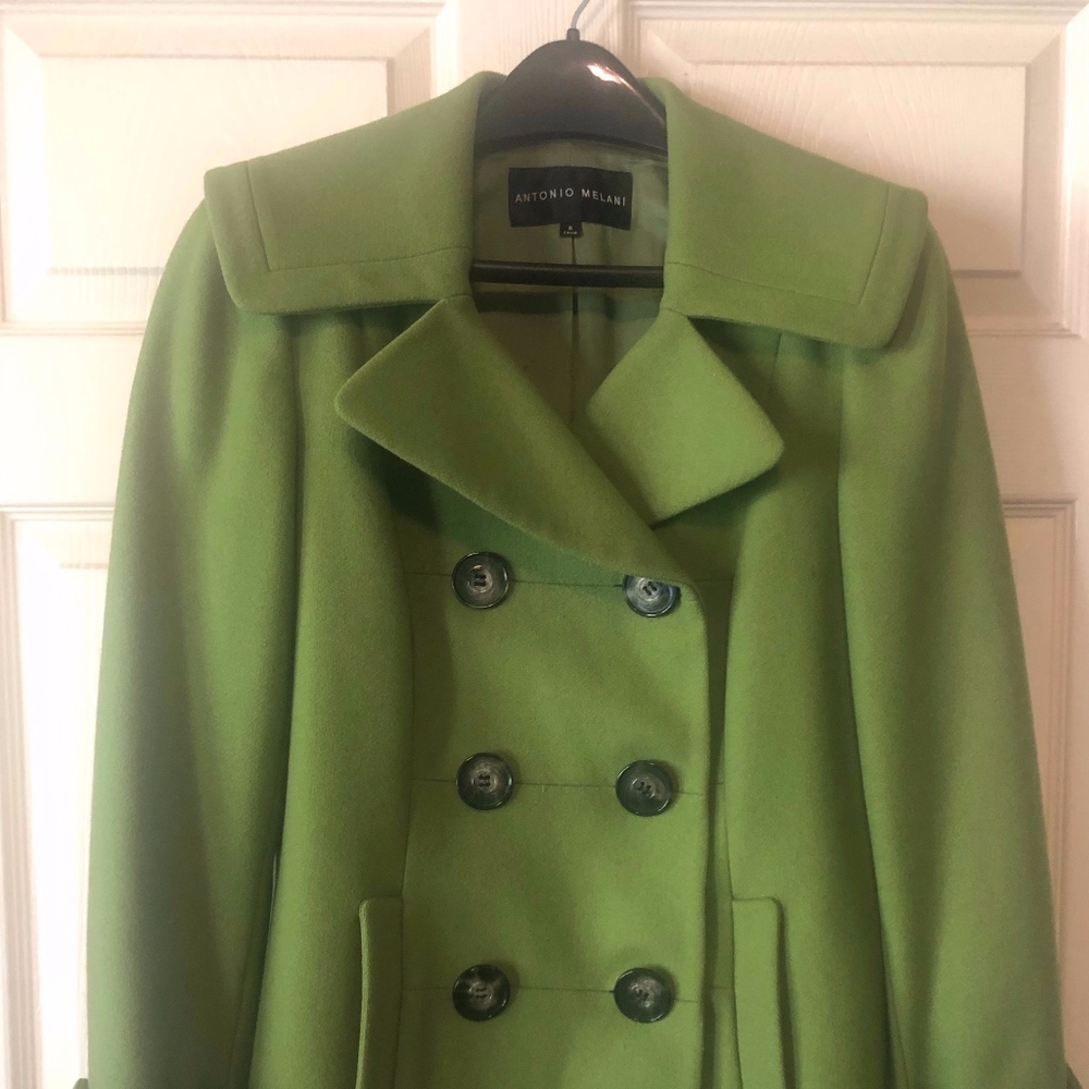 Wool Pea Coat - Antoio Melani